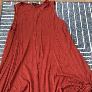 Forever 21 Rust Sleeveless Tank Top dress